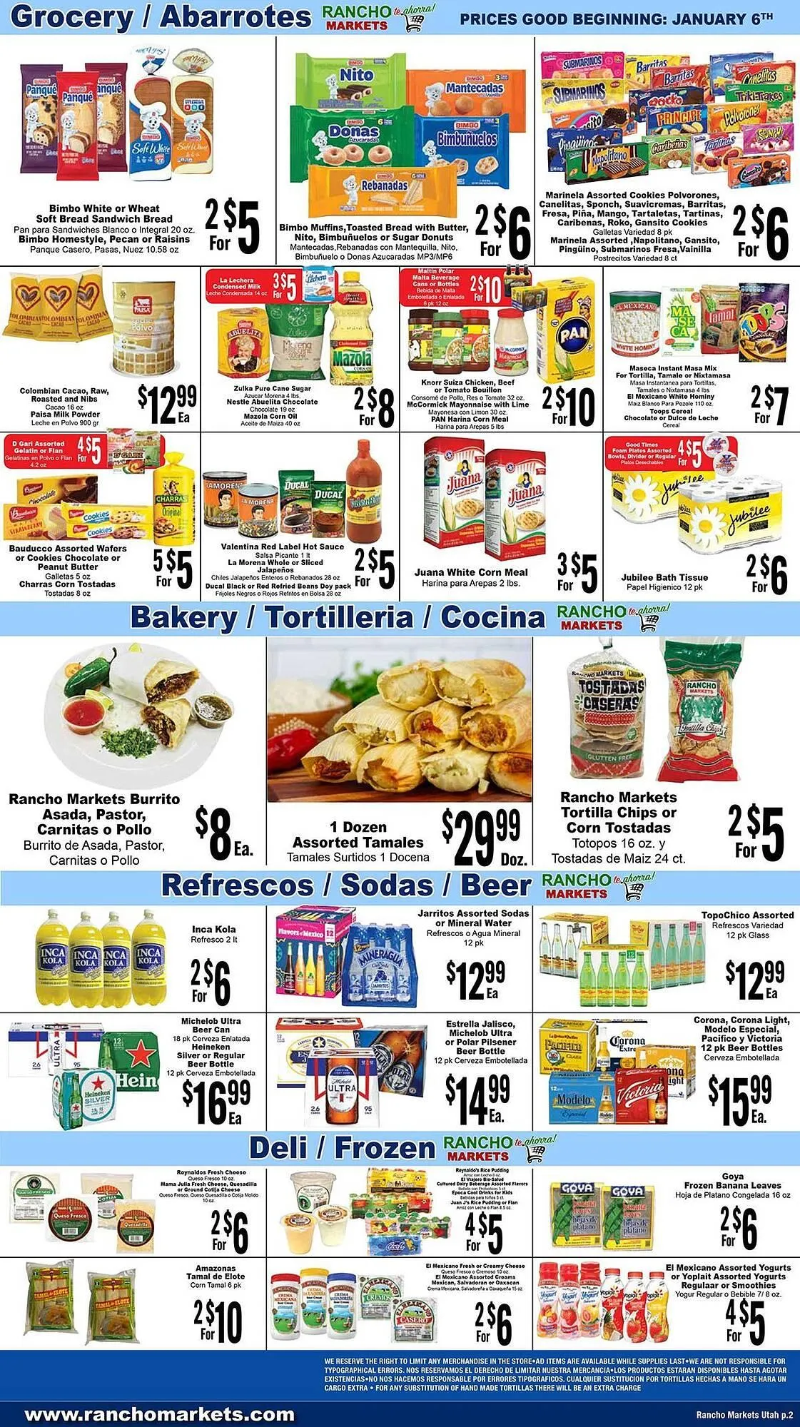 Weekly ad Rancho Markets weekly ad from January 6 to January 12 2026 - Page 2