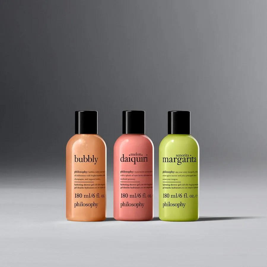 congrats shower gel gift set