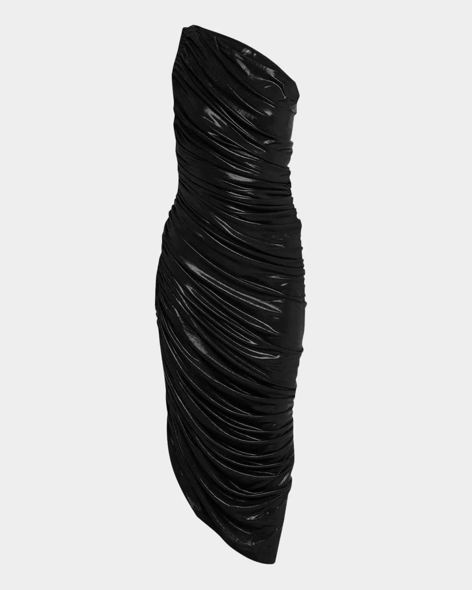 Diana Asymmetric Ruched Gown