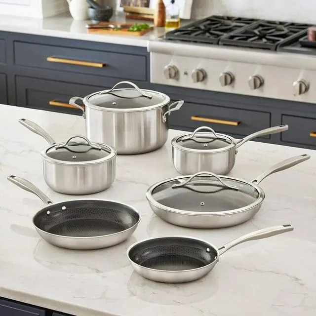 Member's Mark 10-Piece Hybrid Ceramic Nonstick Cookware Set