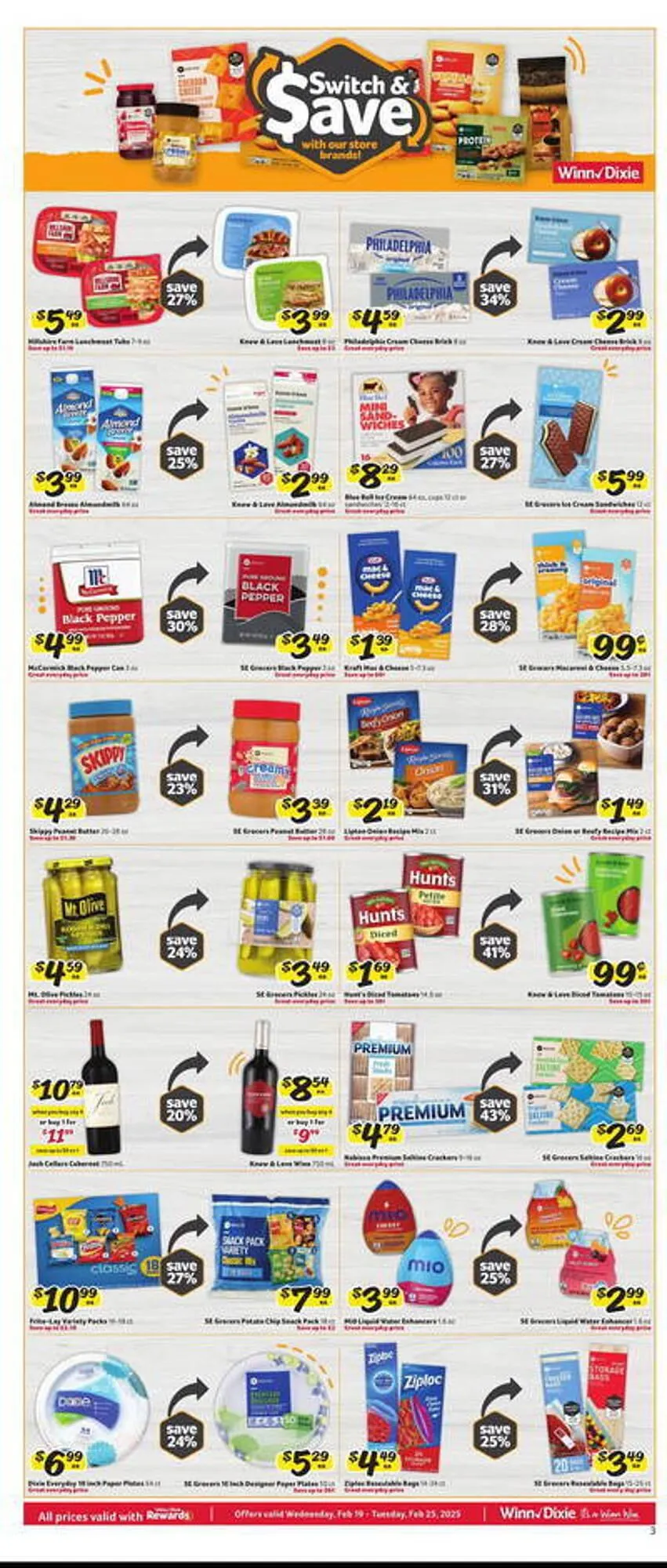 Weekly ad Winn Dixie Weekly Ad from February 19 to February 25 2025 - Page 3