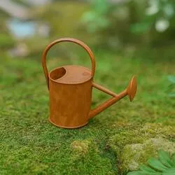 Miniature Rusty Metal Watering Can