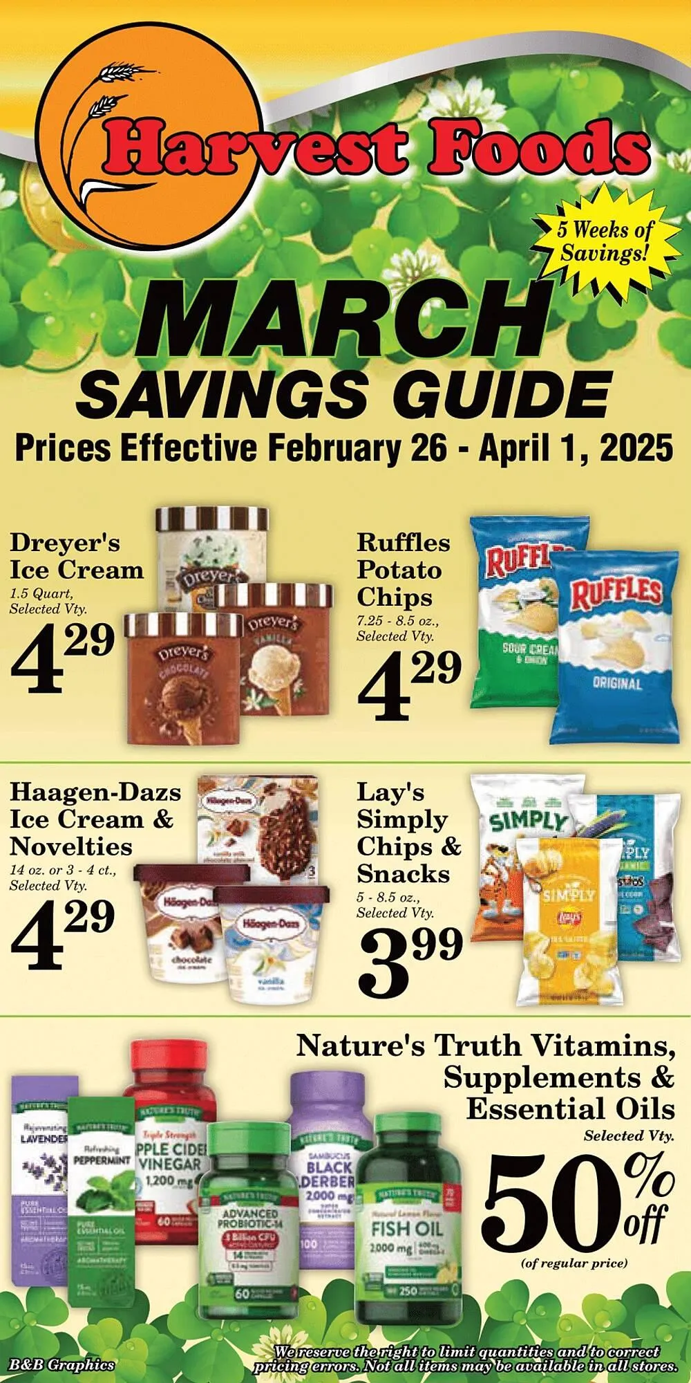 Weekly ad Harvest Foods ad from February 26 to April 1 2025 - Page 35