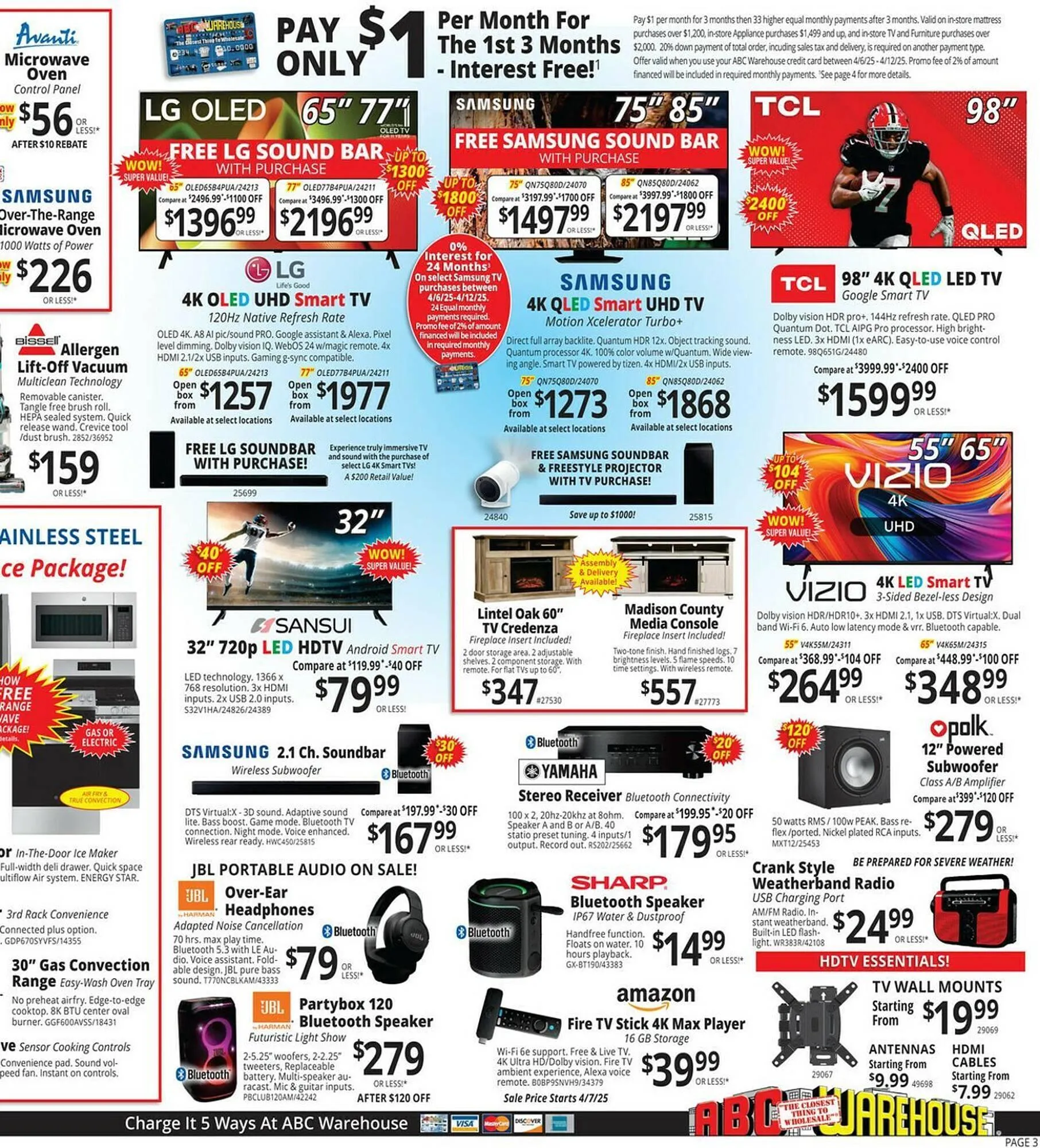 Weekly ad ABC Warehouse Weekly Ad from April 6 to April 12 2025 - Page 3