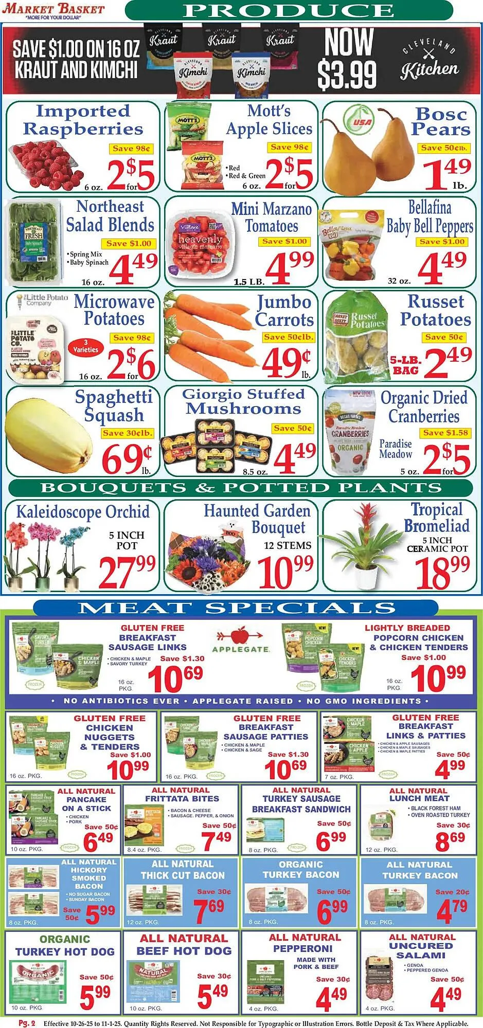 Weekly ad Market Basket weekly ad from October 26 to November 1 2025 - Page 2