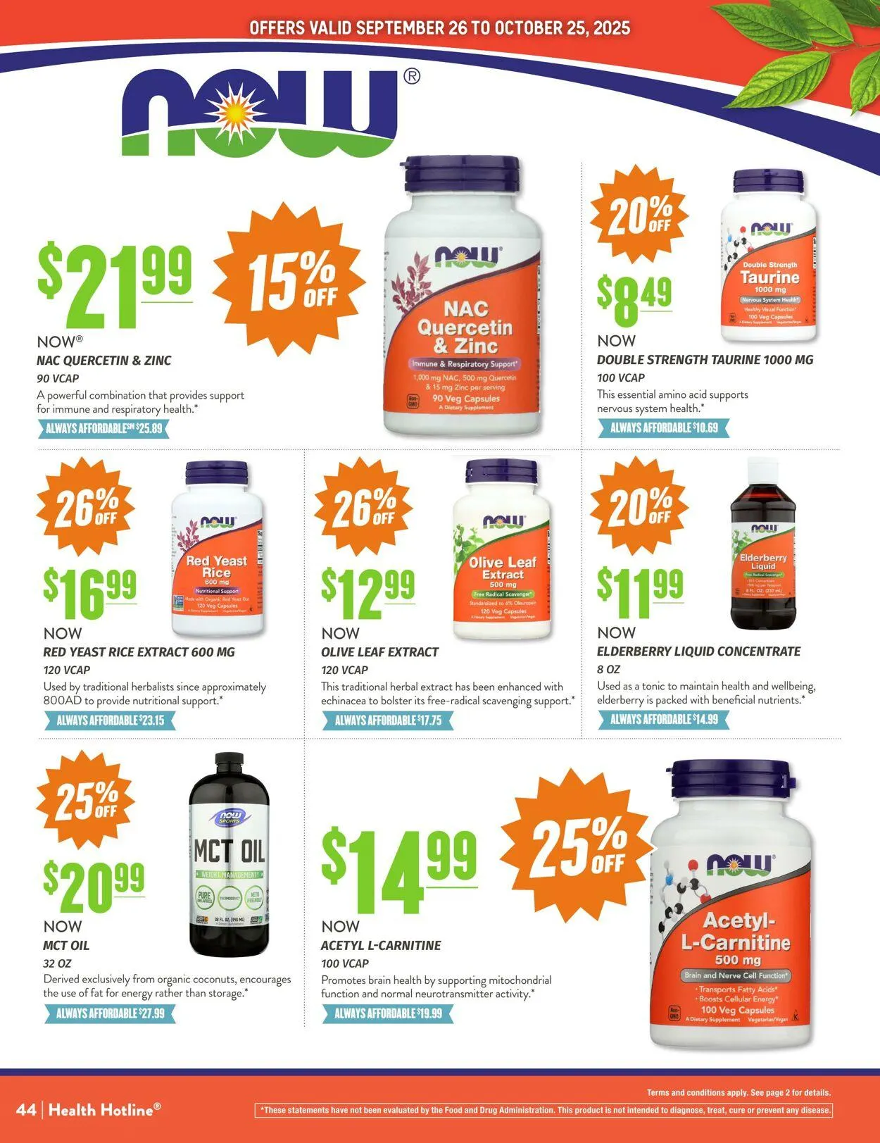 Weekly ad Natural Grocers from September 24 to October 17 2025 - Page 44