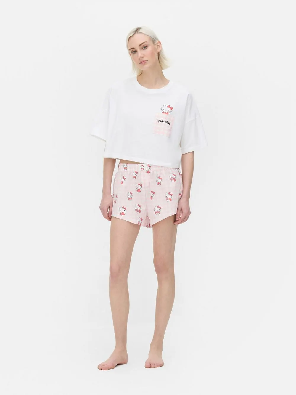 Hello Kitty My Melody Shorts Pajamas