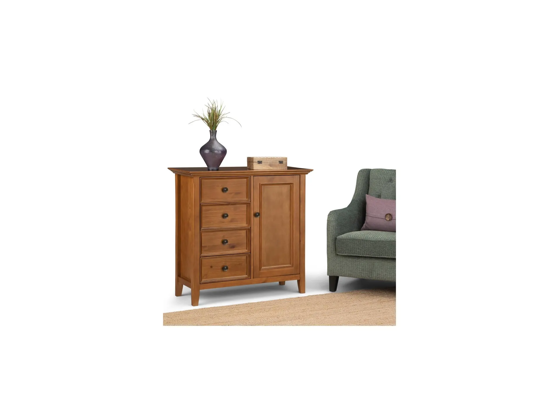 Amherst 37" Transitional Storage Cabinet