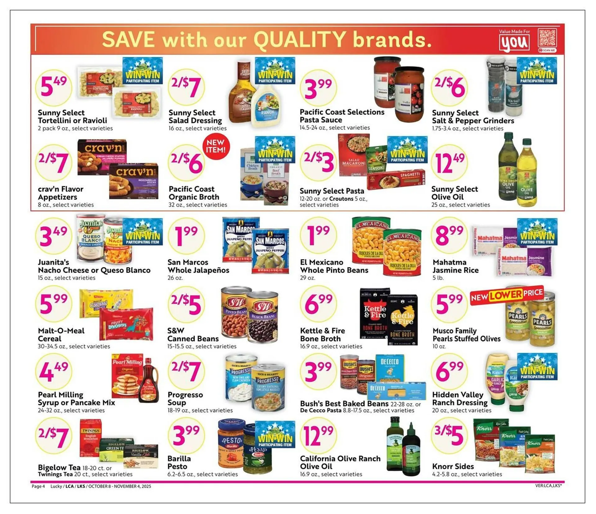 Weekly ad Lucky Supermarkets weekly ad from October 8 to November 4 2025 - Page 4