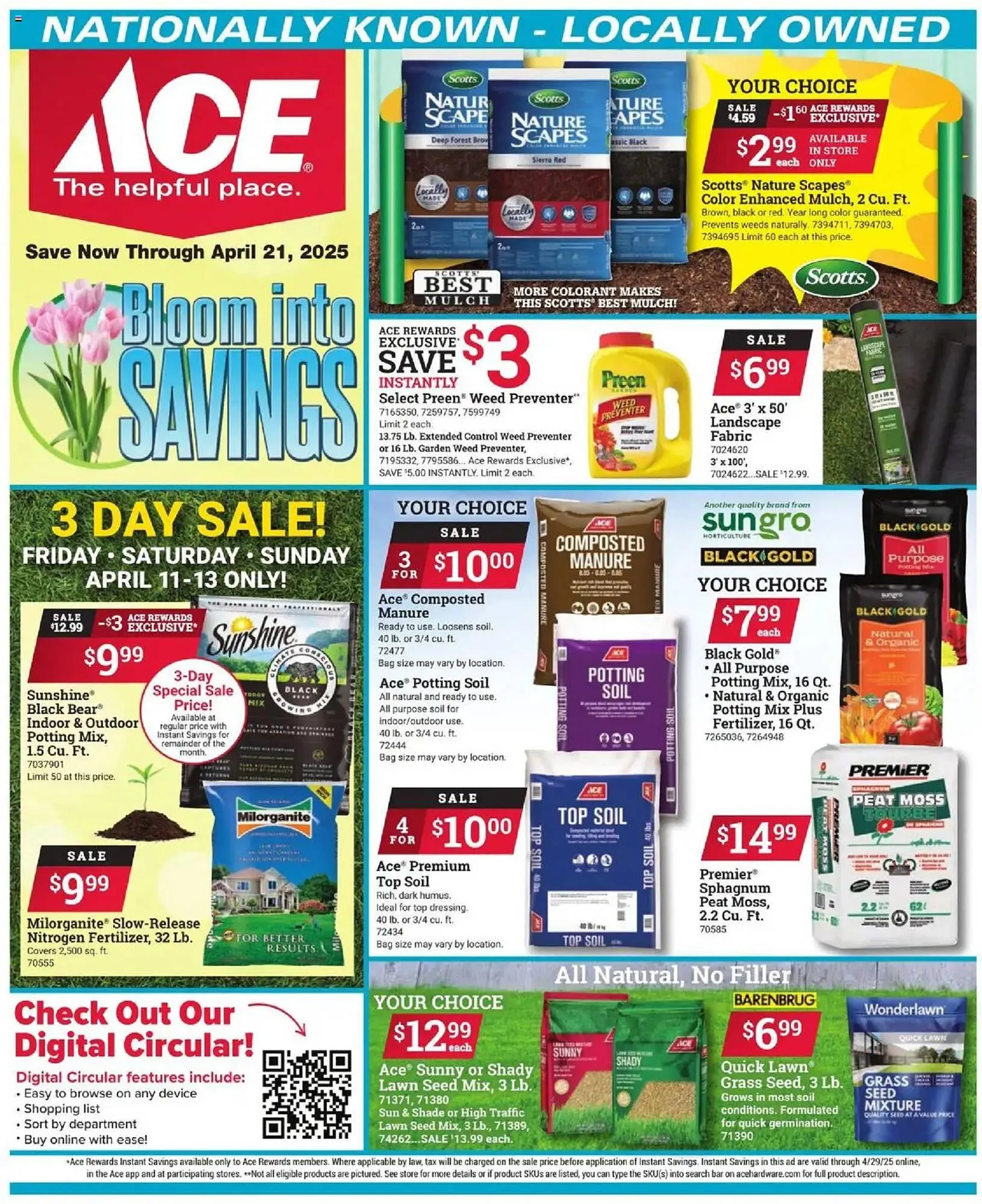 Weekly ad Ace Hardware Weekly Ad from April 1 to April 21 2025 - Page 1