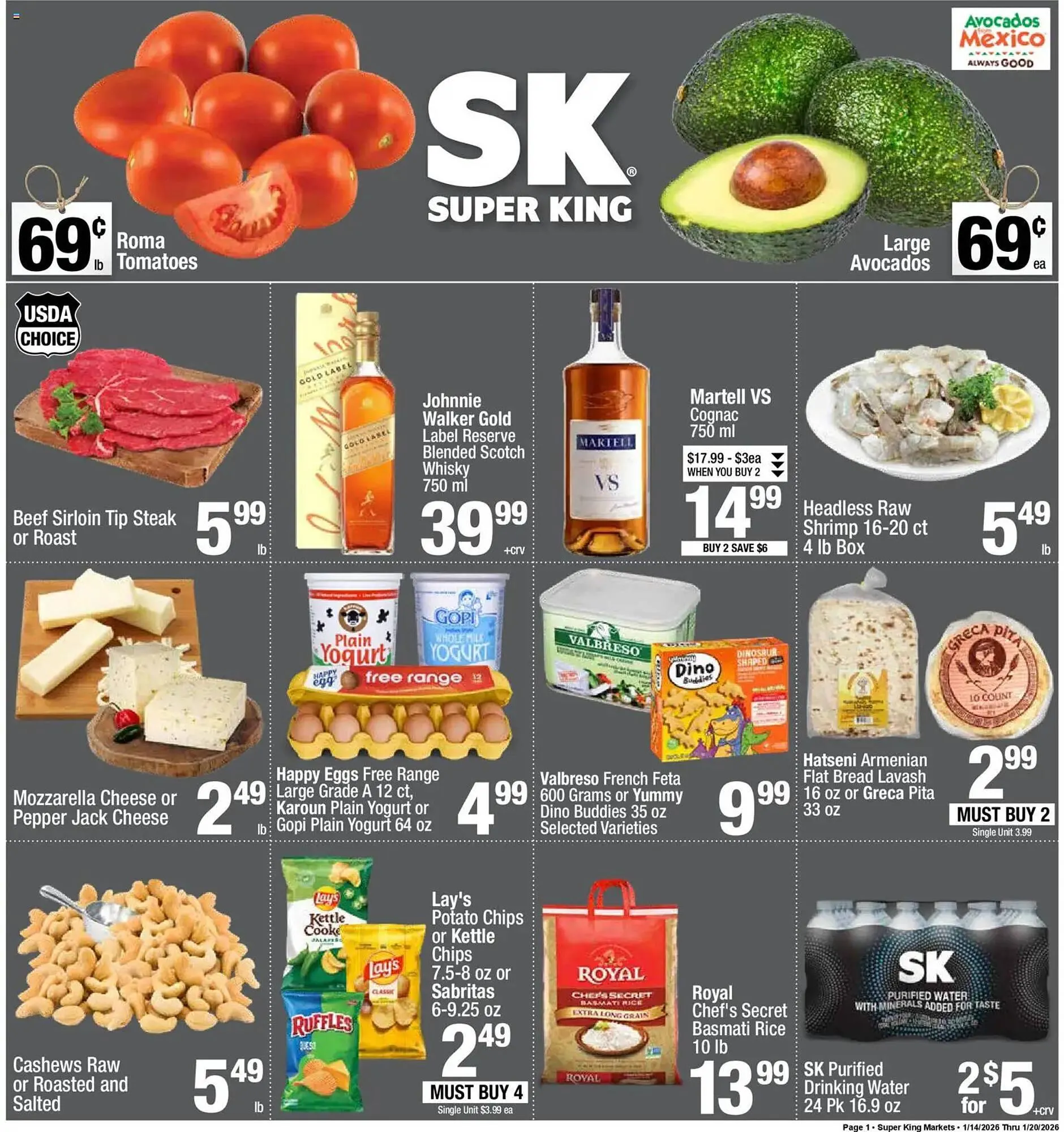 Weekly ad Super King Markets weekly ad from January 14 to January 21 2026 - Page 1