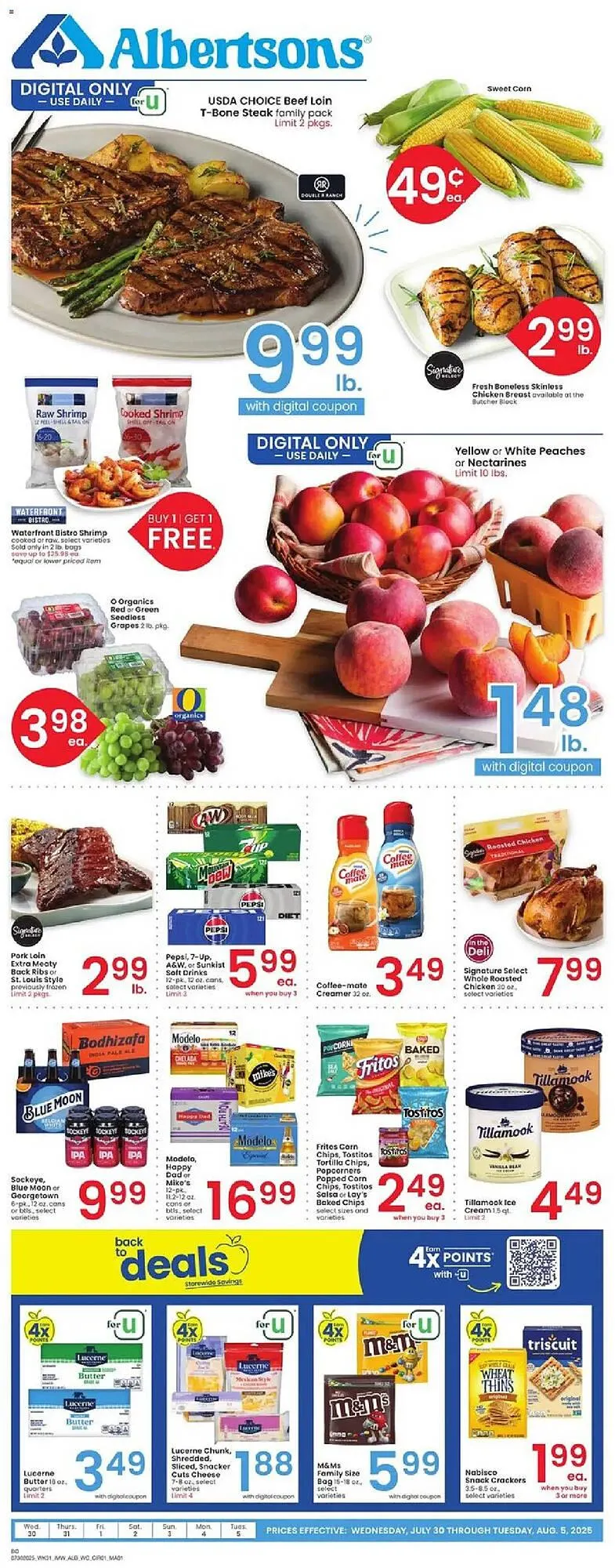 Weekly ad Albertsons Weekly Ad from July 30 to August 6 2025 - Page 1