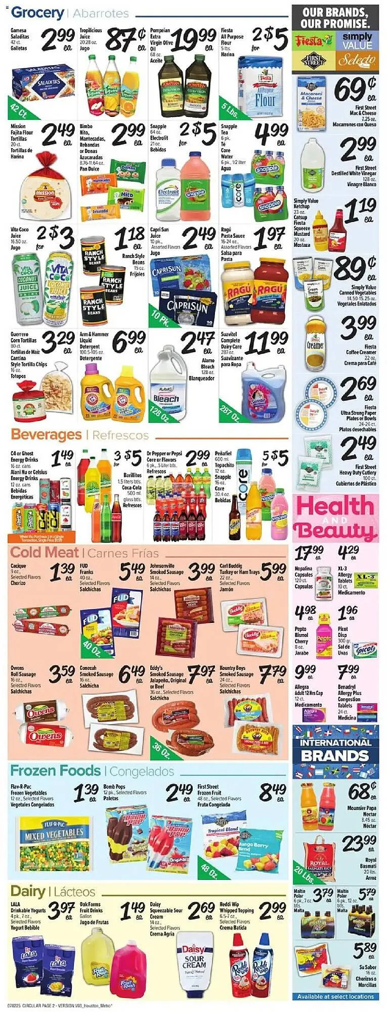 Weekly ad Fiesta Mart Weekly Ad from July 2 to July 9 2025 - Page 2