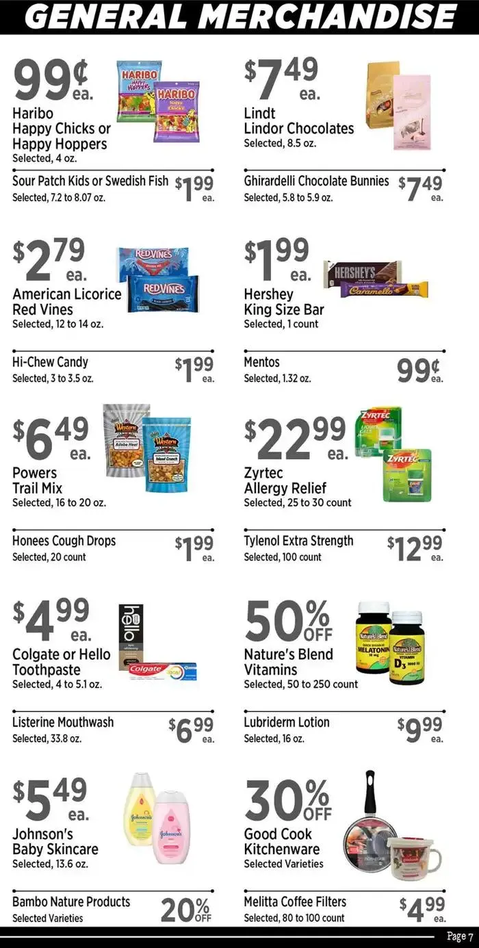Weekly ad Yoke's Fresh Market Monthly Savings Guide from February 26 to March 25 2025 - Page 7