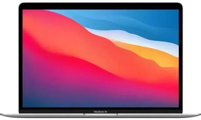 Apple MacBook Air 13.3-inch (2020) - M1 - Apple M1 Chip: 8-Core CPU/7-Core GPU - 256GB - Silver - 8GB RAM - Excellent (Grade A)