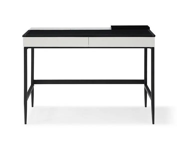 Aubrielle White & Black Writing Desk
