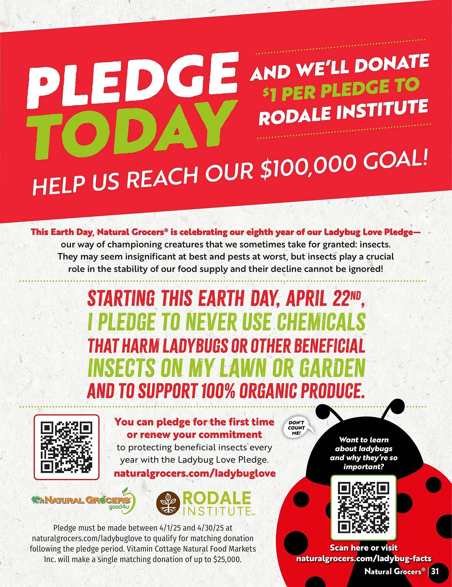 Weekly ad Natural Grocers ad from April 18 to April 26 2025 - Page 31