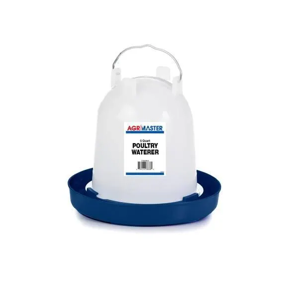 5 Quart Plastic Poultry Waterer