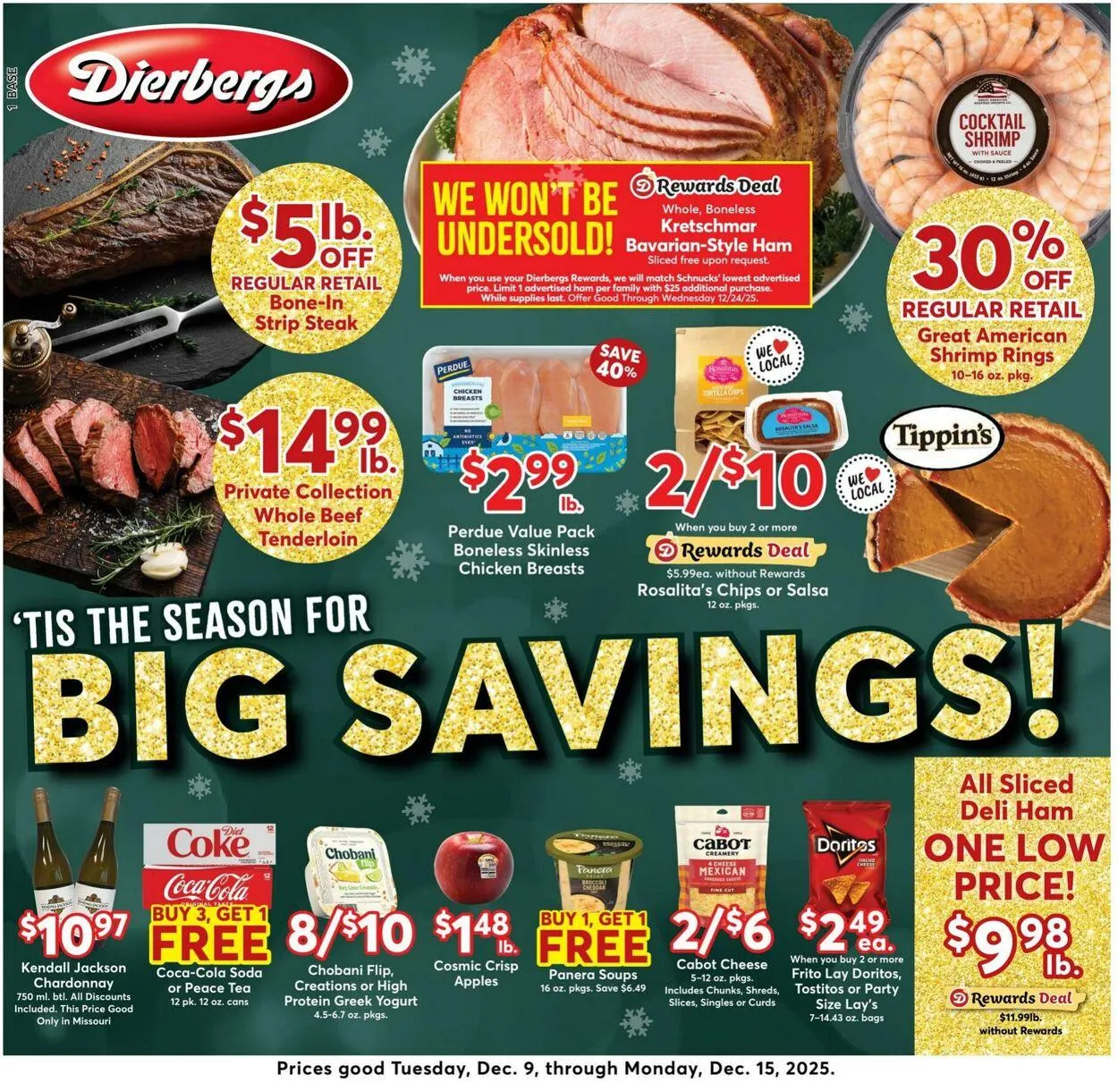 Weekly ad Dierbergs from December 9 to December 15 2025 - Page 1