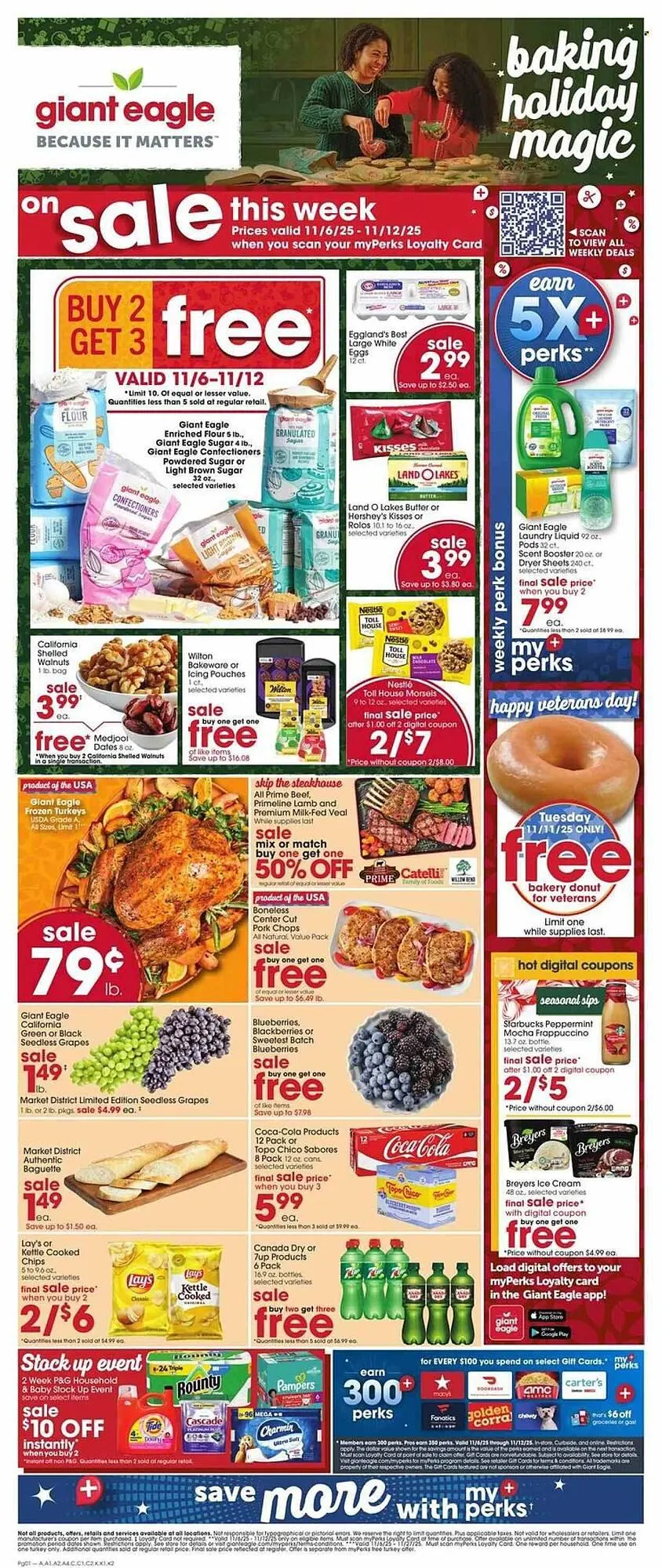 Weekly ad Giant Eagle weekly ad from November 6 to November 12 2025 - Page 1