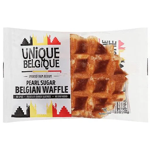 Unique Belgique Belgian Waffle, Pearl Sugar 3.5 oz
