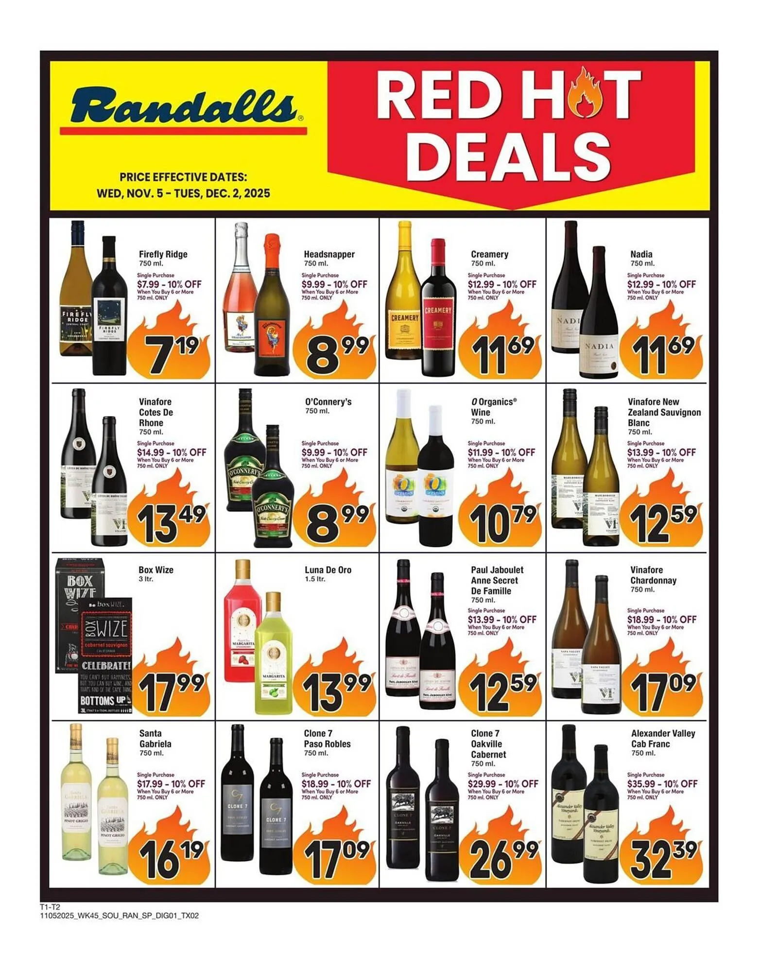 Weekly ad Randalls weekly ad from November 5 to December 2 2025 - Page 1