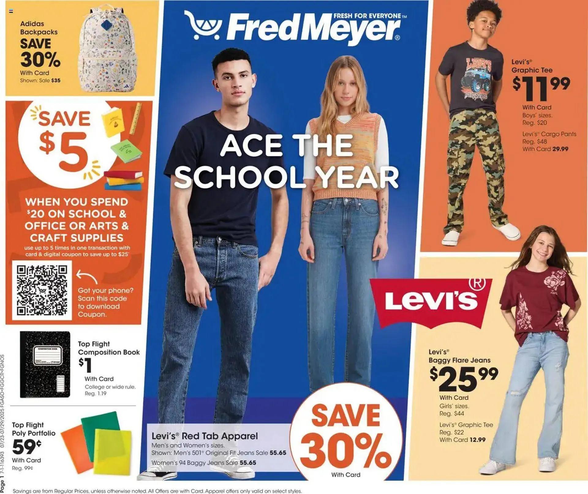 Weekly ad Fred Meyer Weekly Ad from July 23 to July 30 2025 - Page 1