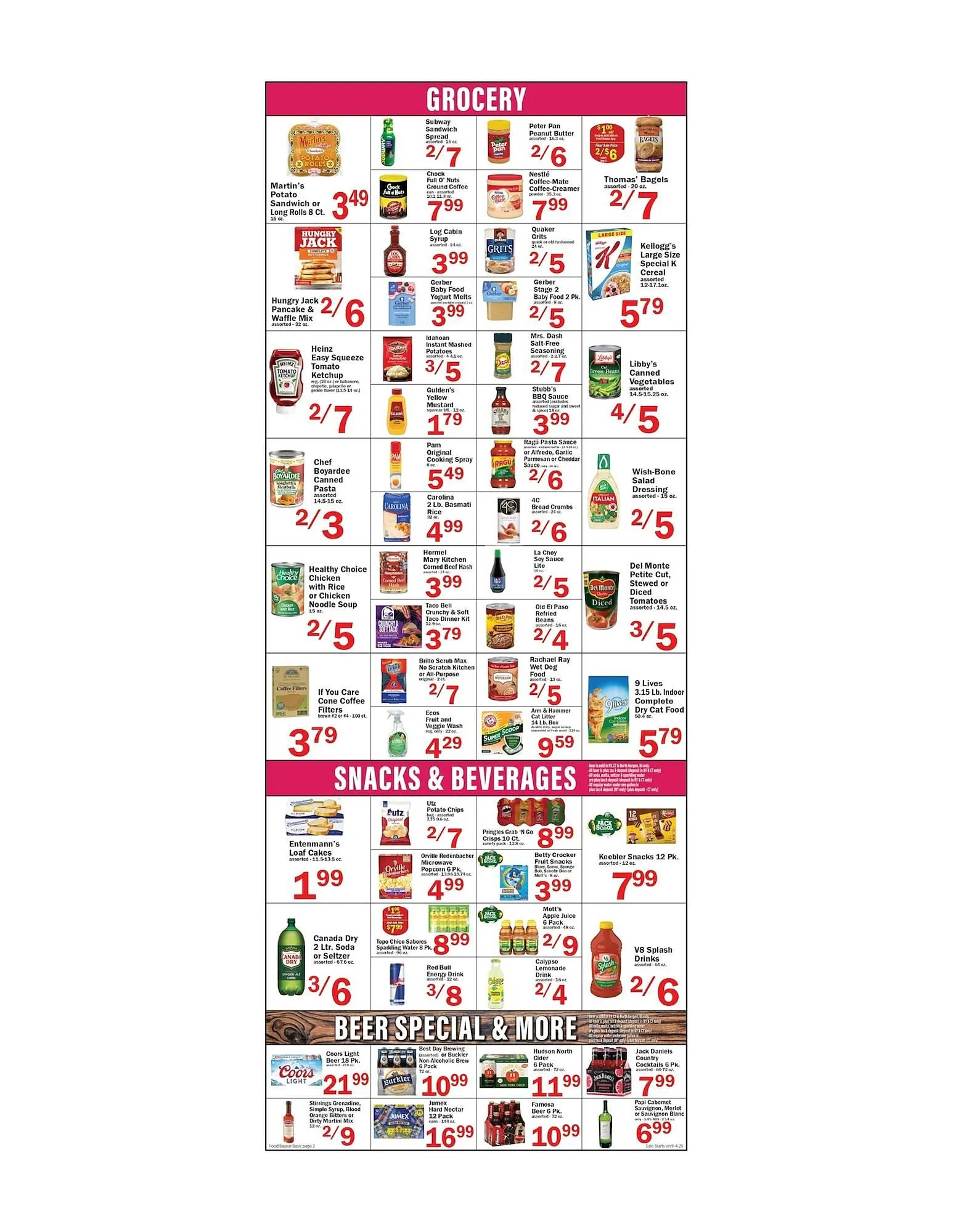 Weekly ad Food Bazaar circular from September 4 to September 10 2025 - Page 2