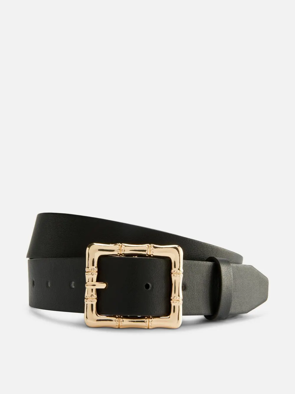 Metallic Buckle Belt