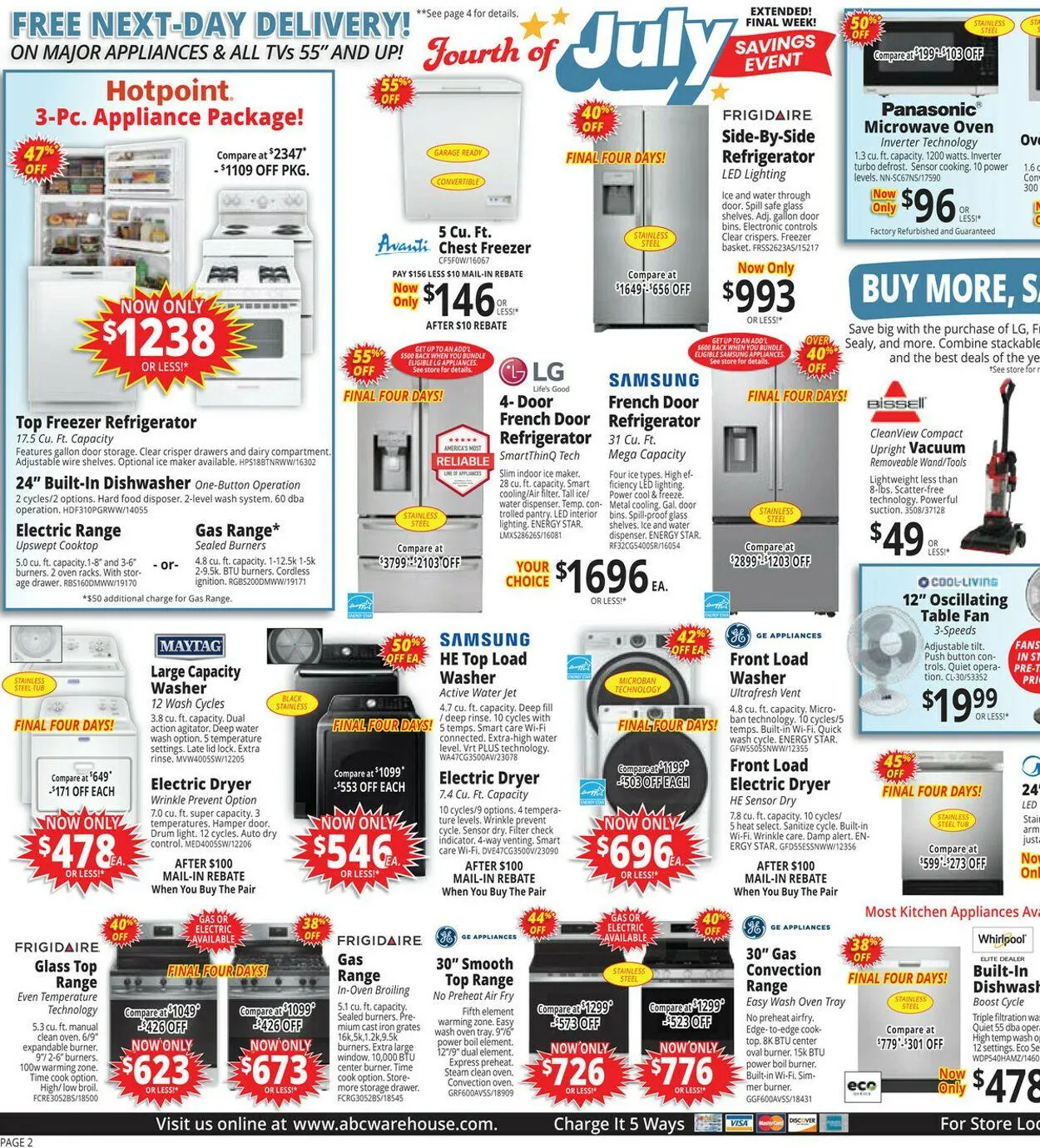 Weekly ad ABC Warehouse Current weekly ad from July 6 to July 12 2025 - Page 2