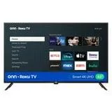 onn 43” Class 4K UHD (2160P) LED Roku Smart Television HDR (100012584)