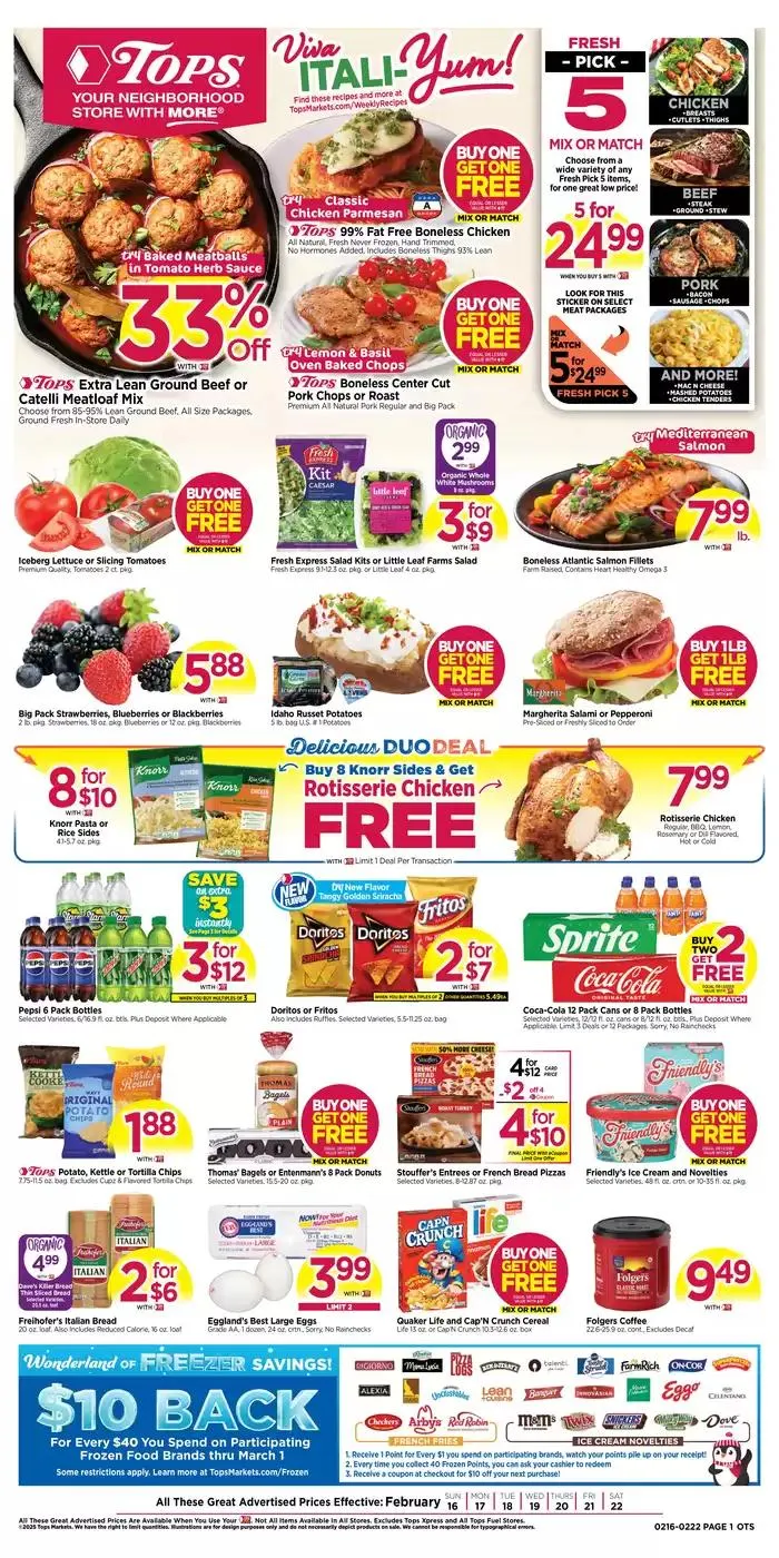 Weekly ad Special offers for you from February 16 to February 22 2025 - Page 1