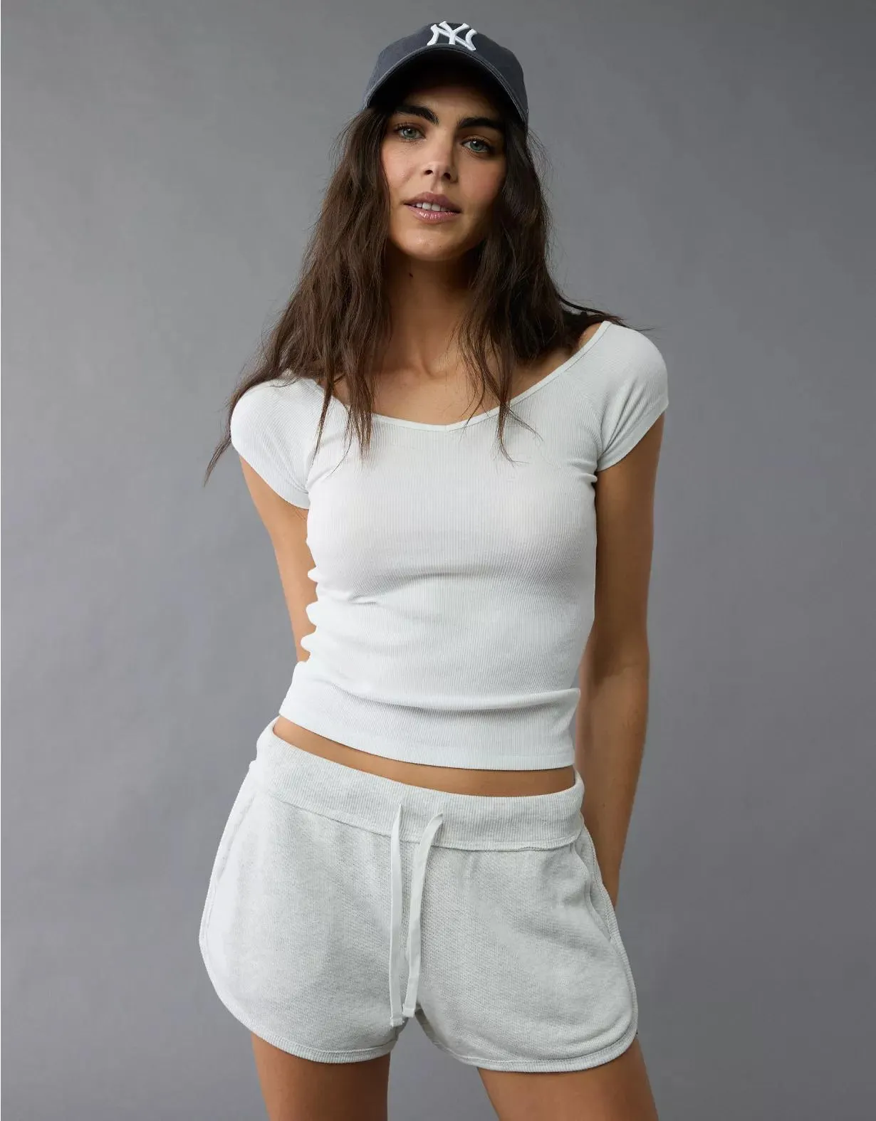 AE Saltwash V-Neck Baby Tee