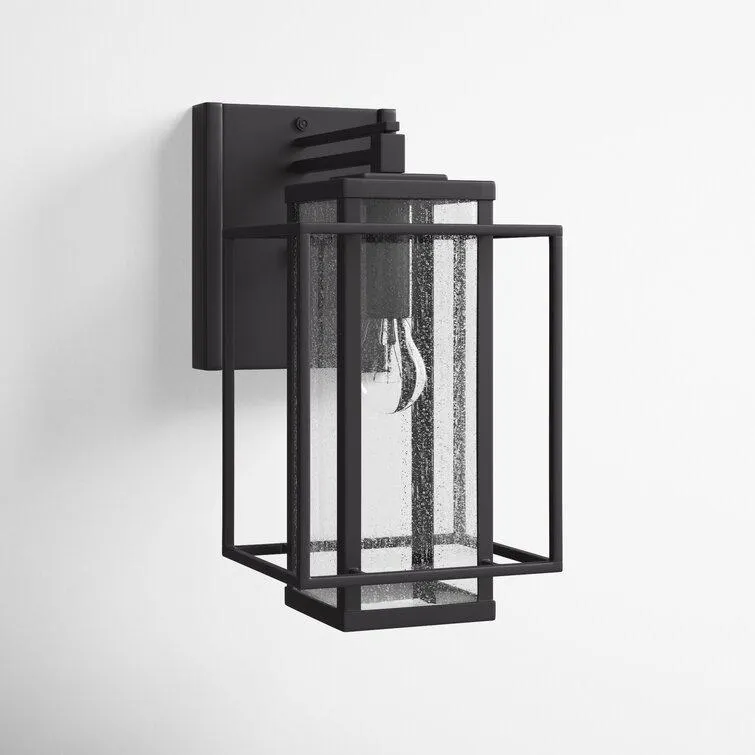 Stumbaugh Single Light Outdoor Steel Wall Light