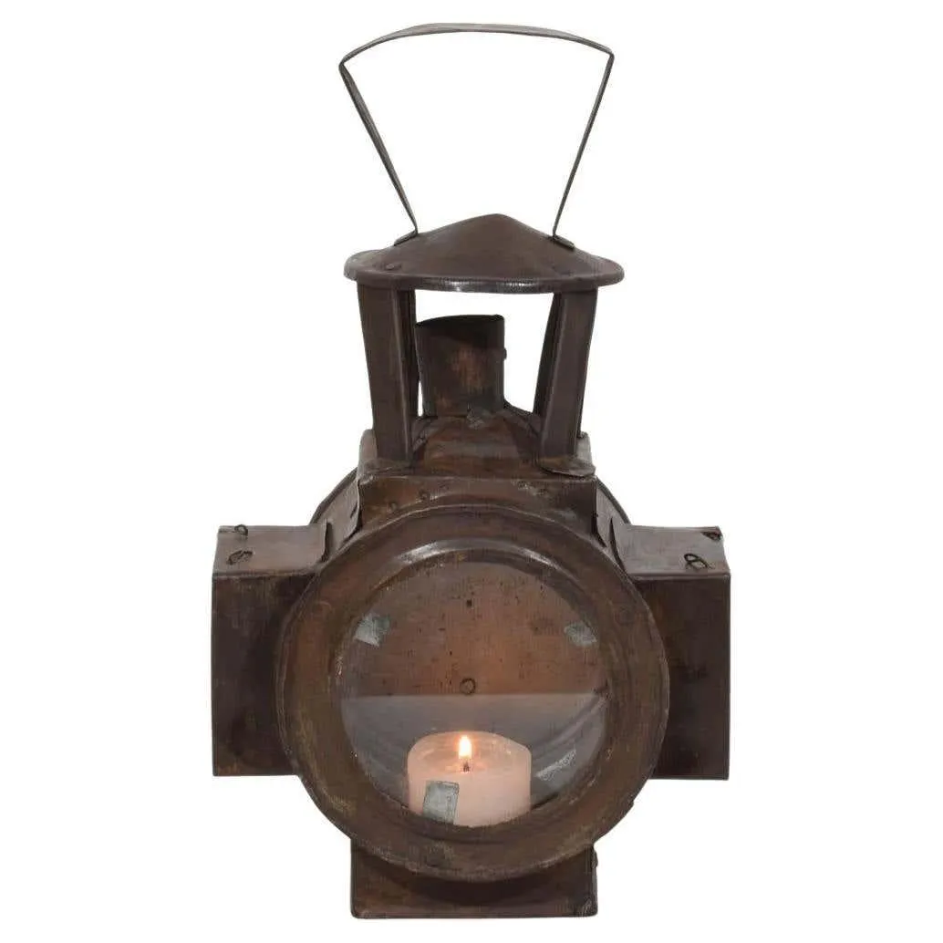 French, Late 19th Century early 20th century, Metal Lantern