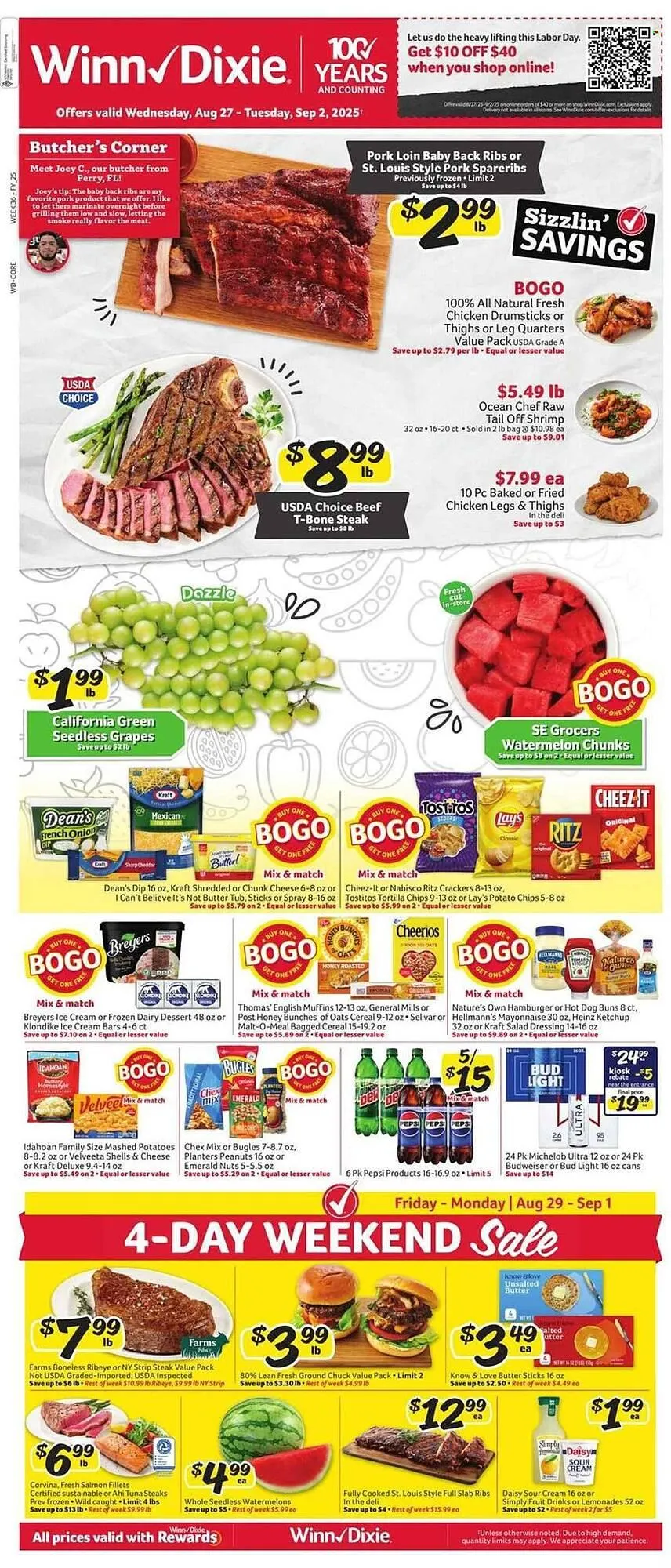 Weekly ad Winn Dixie Weekly Ad from August 27 to September 2 2025 - Page 1