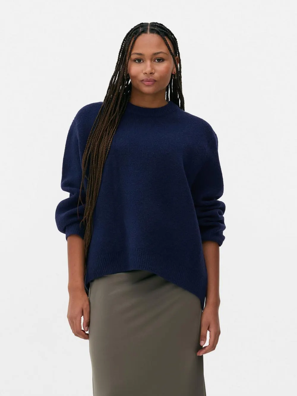 Oversized Crew Neck Jumper