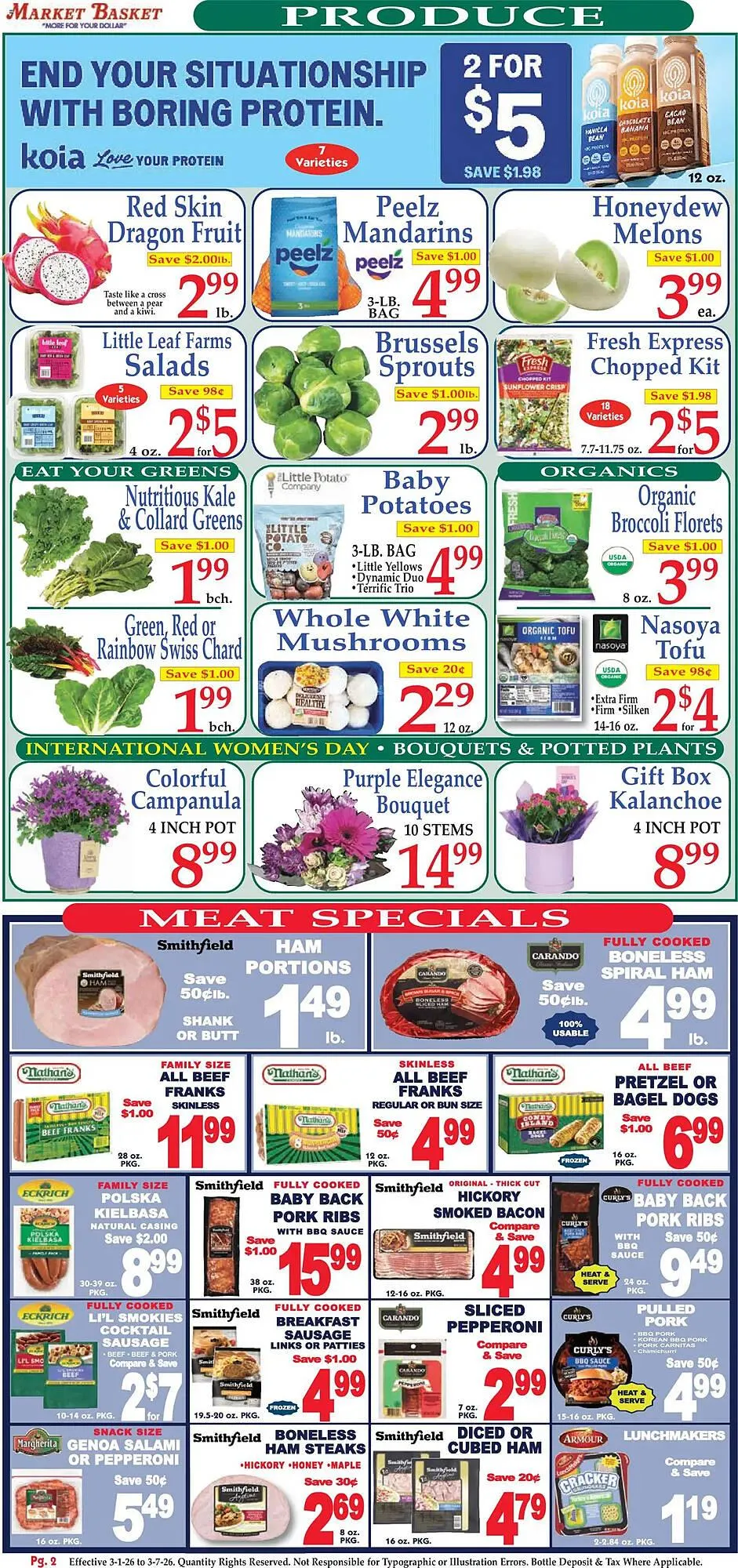 Weekly ad Market Basket weekly ad from March 1 to March 8 2026 - Page 2