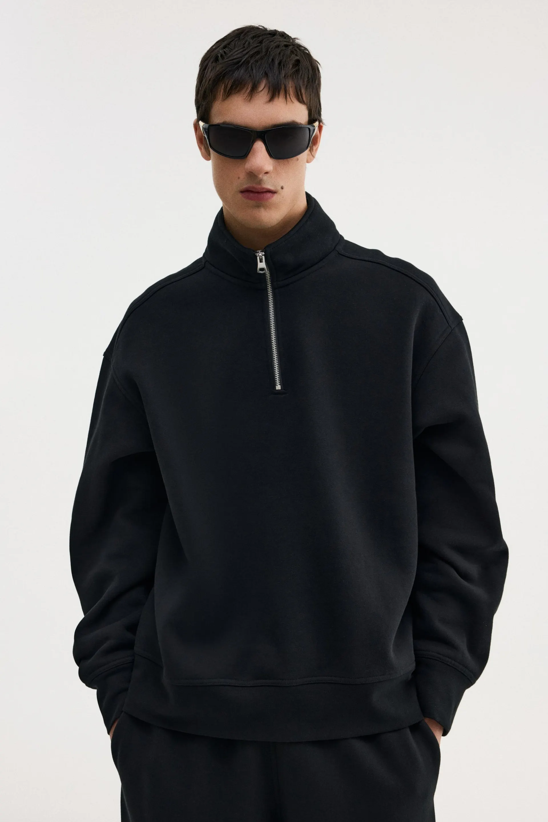 Sudadera Loose Fit con zíper