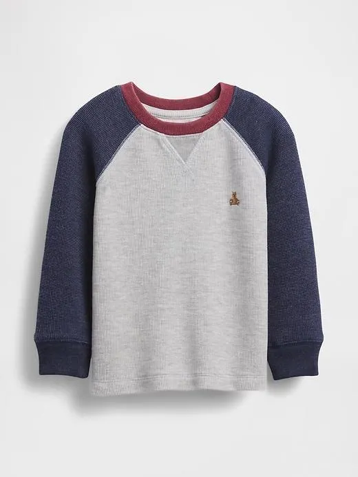 Baby & Toddler Textured Crewneck