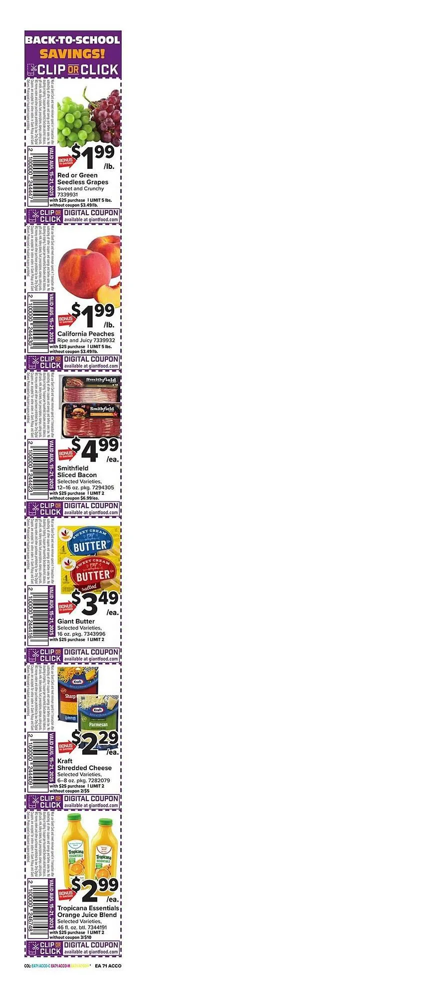 Weekly ad Giant Food Weekly Ad from August 15 to August 21 2025 - Page 5