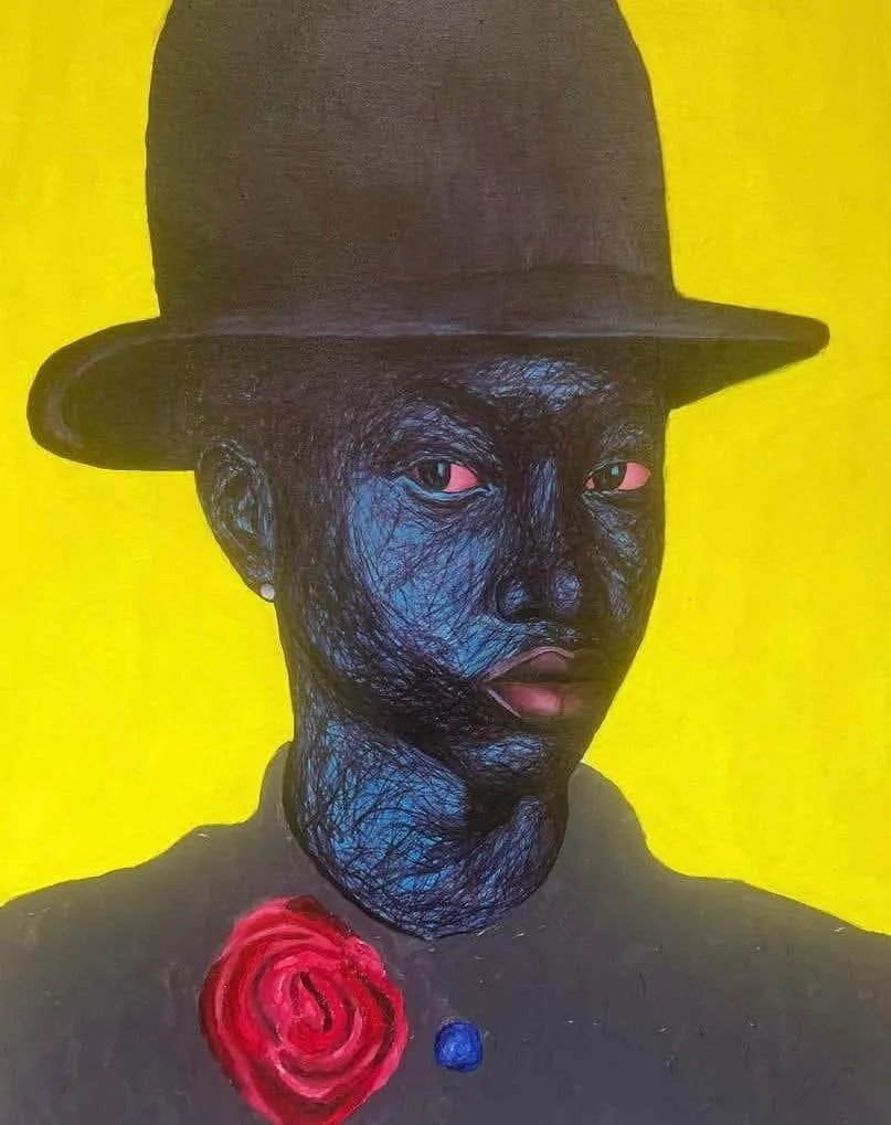 Daniel Owoeye Against All Odds - 21st Century, Contemporary, Figurative Portrait, Fashion, Men 2024