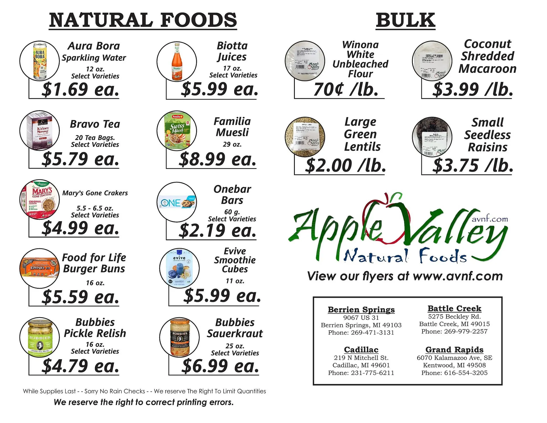 Weekly ad Apple Valley Natural Foods Weekly Ad from June 30 to August 3 2025 - Page 2