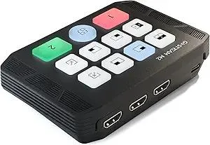 Osee GoStream M2 Capture Card, Dual 4K HDMI Input Capture Card for Streaming, USB 3.0 Audio Video Capture Card Record in 1080P 60FPS Low Latency, Compatible with PS5/PS4/Xbox/Switch in OBS, YouTube