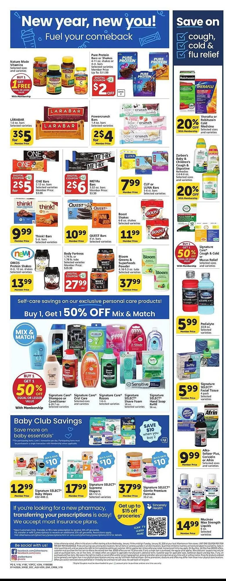 Weekly ad Vons weekly ad from January 14 to January 20 2026 - Page 6