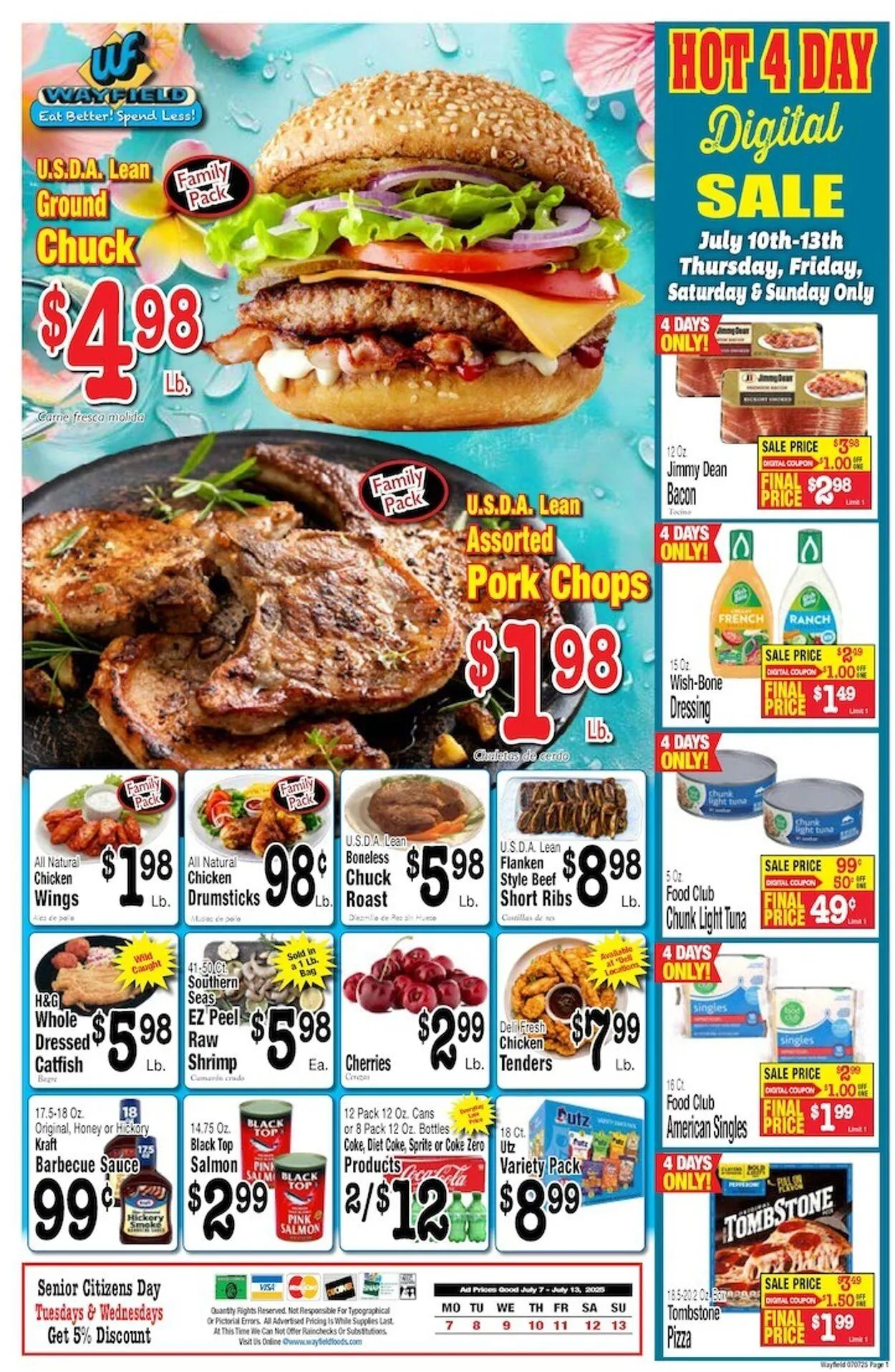 Weekly ad Wayfield from July 7 to July 13 2025 - Page 1