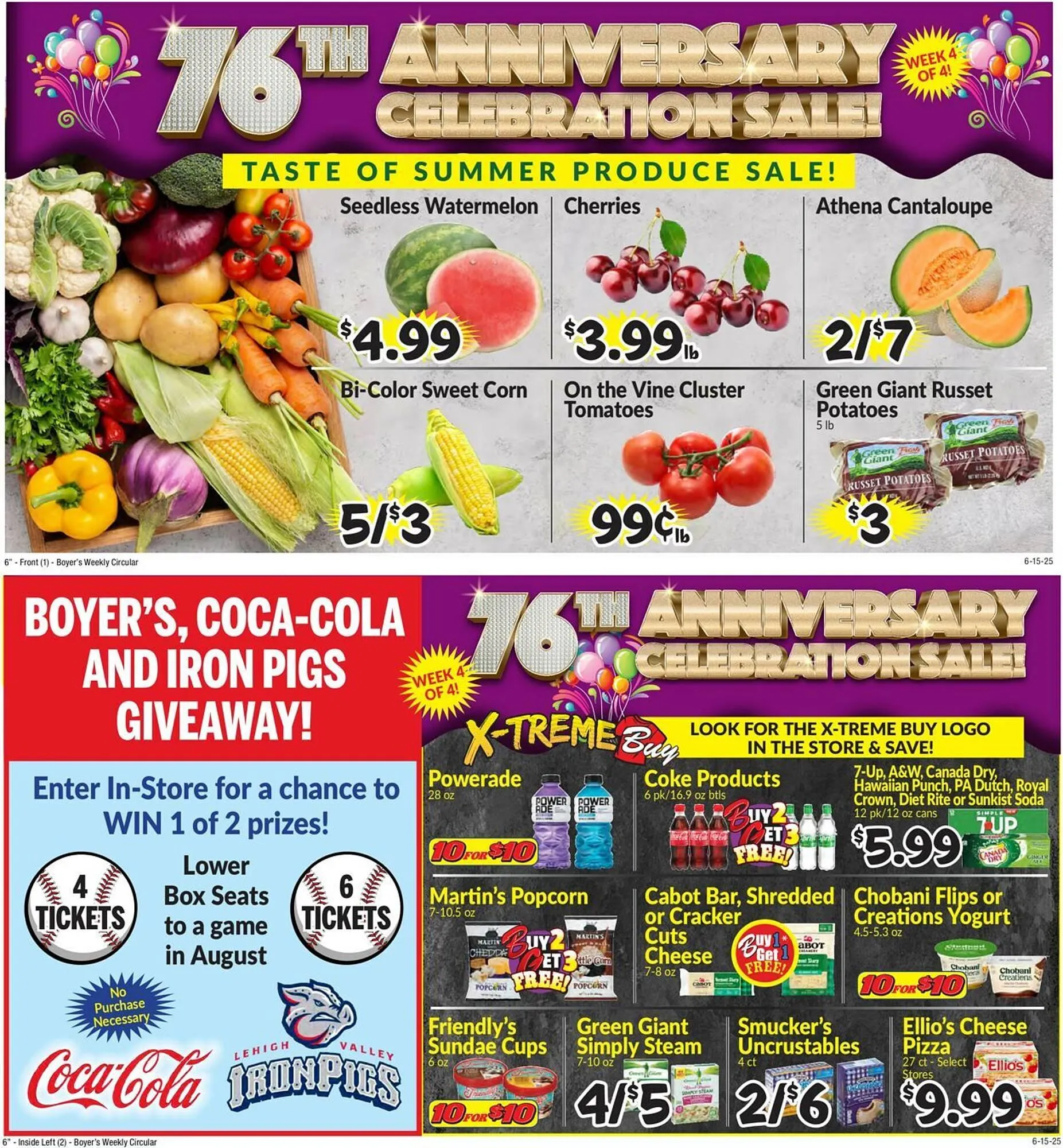 Boyers Food Markets Weekly Ad - 1