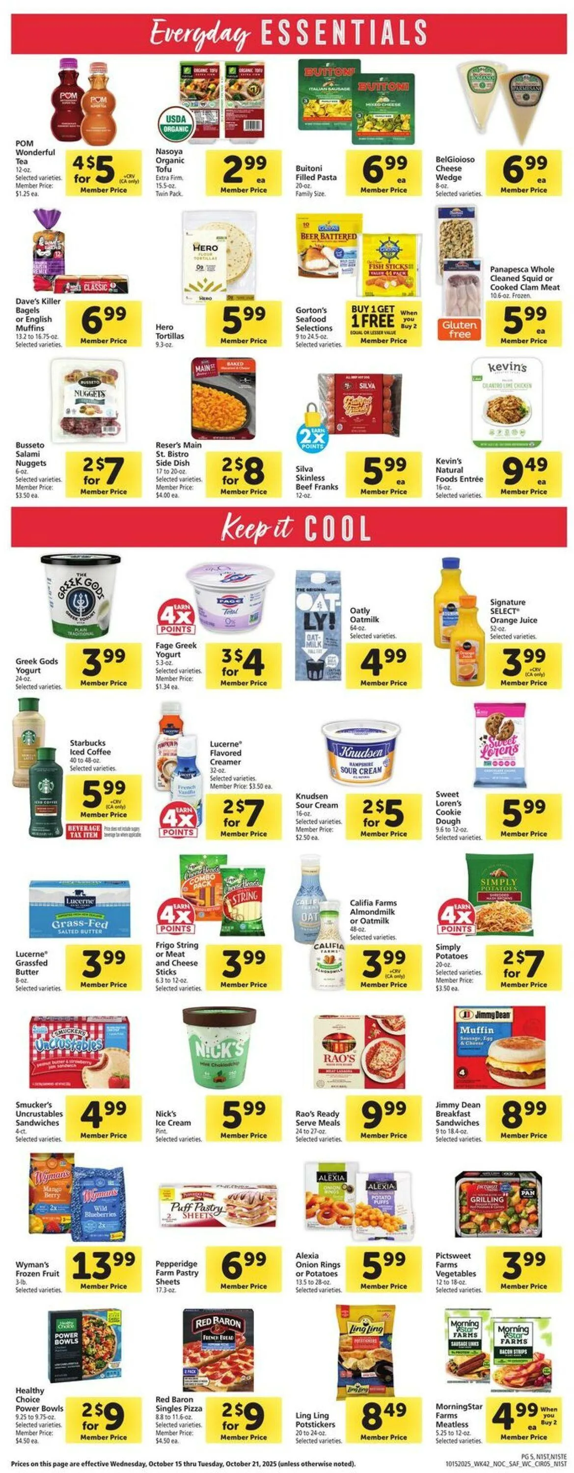 Weekly ad Safeway Current weekly ad from October 15 to October 21 2025 - Page 5