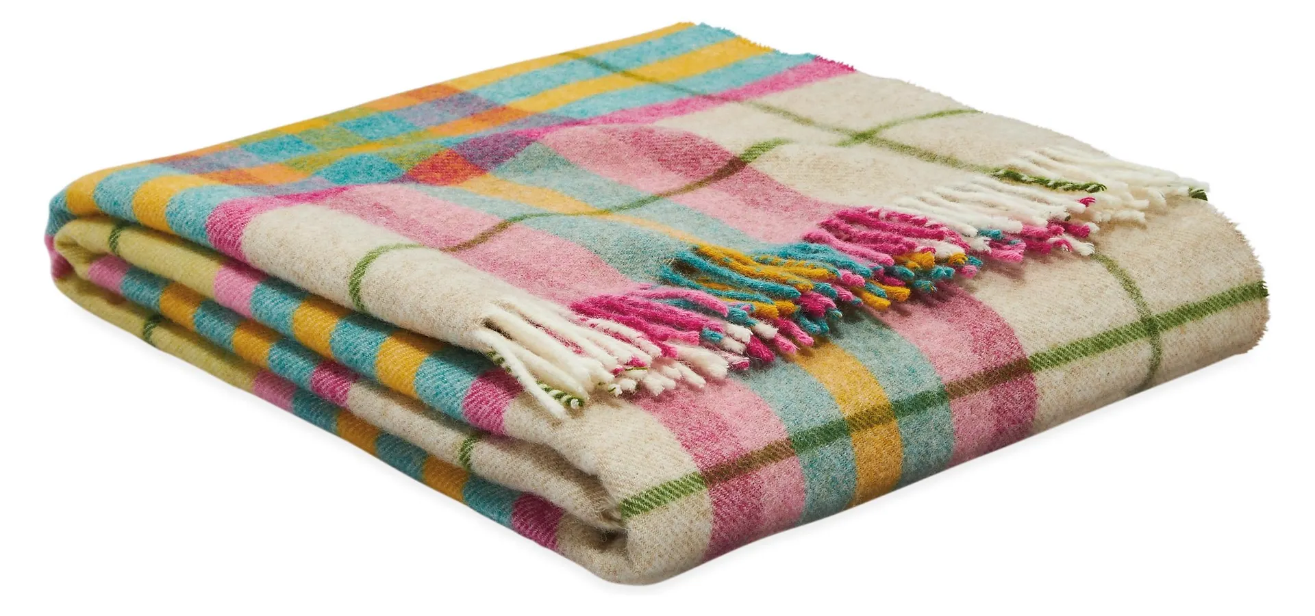 Daphne Throw Blanket in Saffron