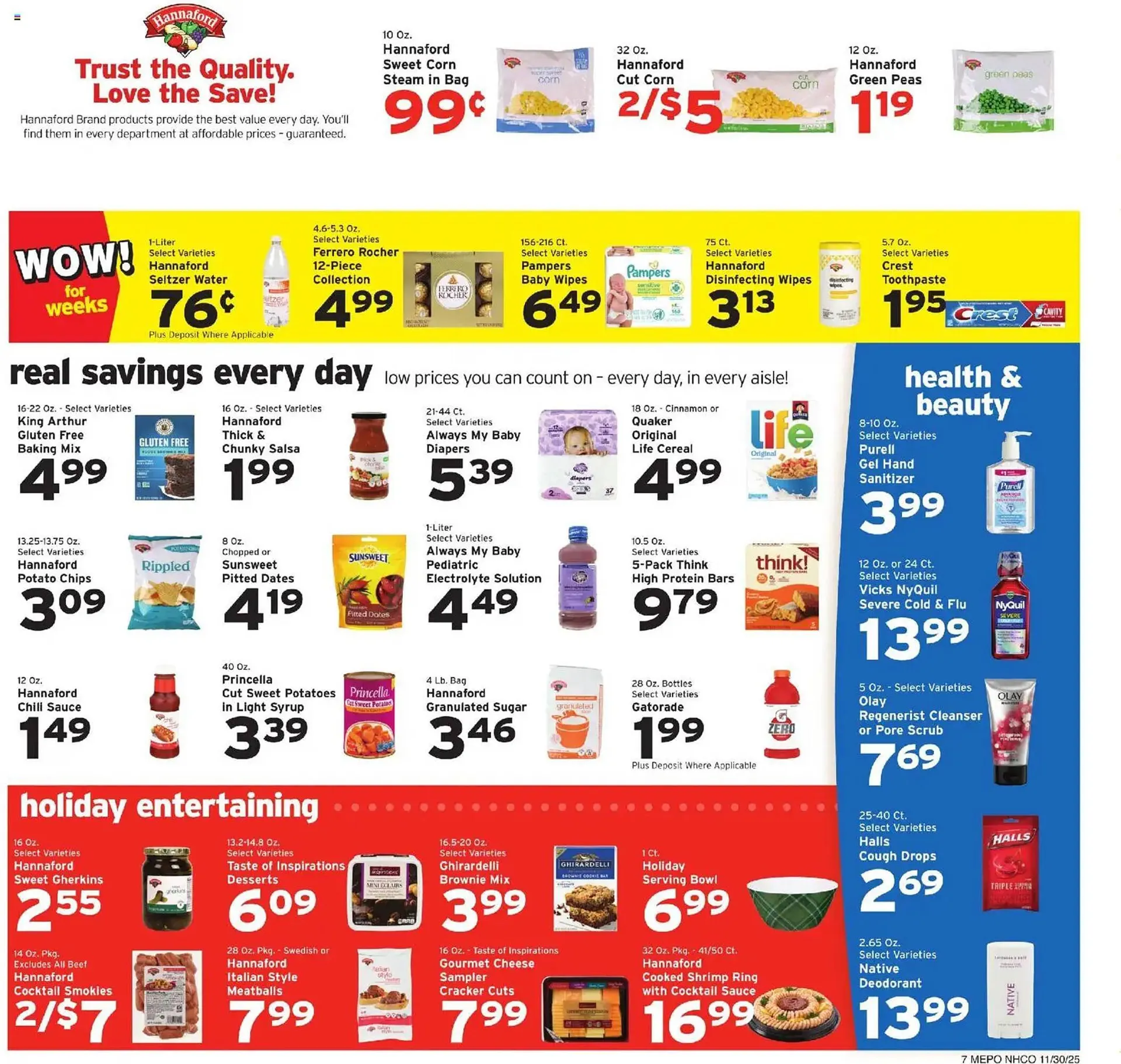 Weekly ad Hannaford flyer from November 30 to December 6 2025 - Page 7